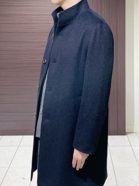 ToyoPさんの「TAKEO KIKUCHI｜【ウールカシミヤブレンド】ビーバー調 スタンドカラー コート」を使ったコーディネート