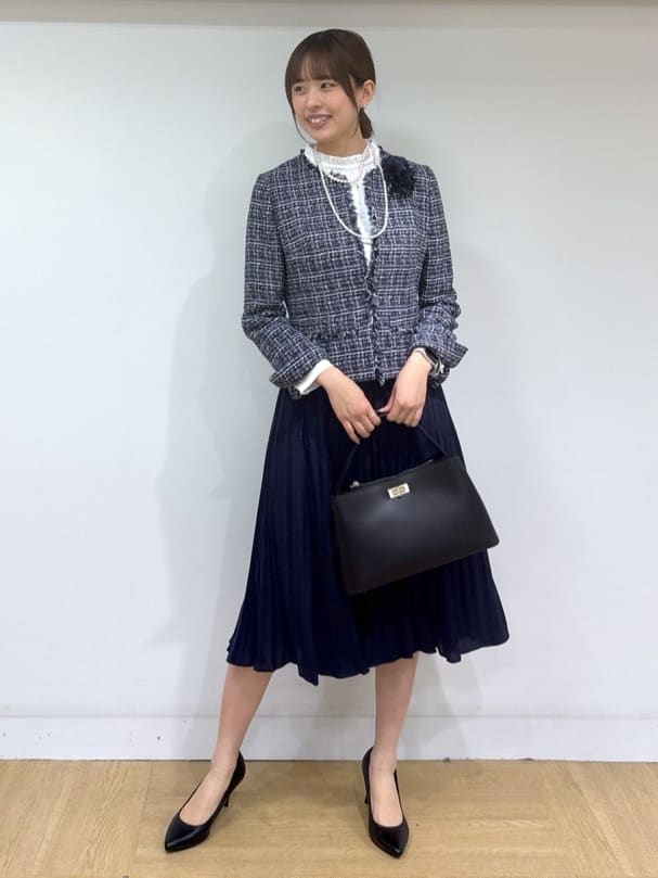 yukaさんの「UNTITLED｜【追加6/日本製】2連フェイクパールネックレス」を使ったコーディネート