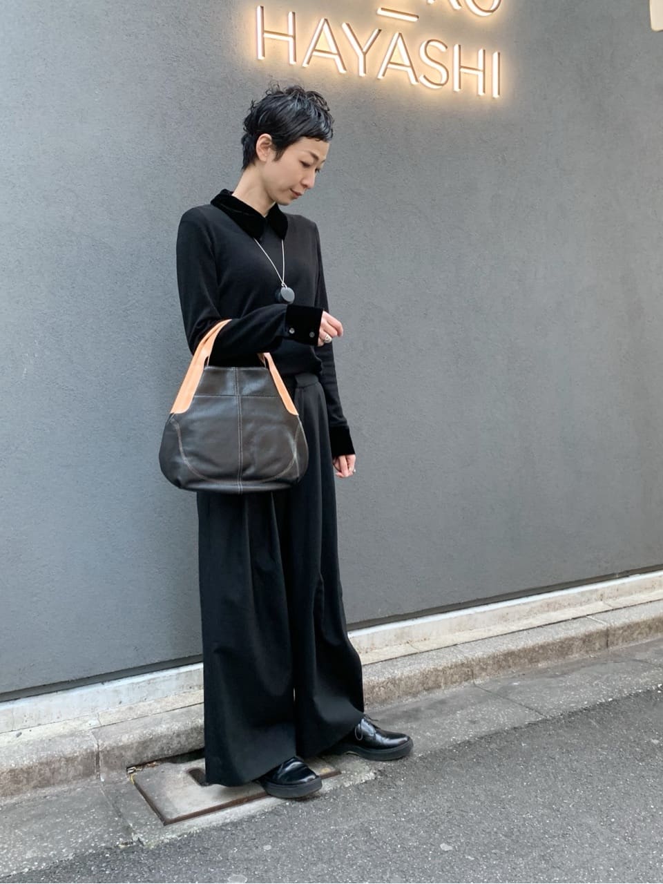 Kさんの「HIROKO HAYASHI｜VEIL(ヴェイル)ハンドバッグ」を使ったコーディネート