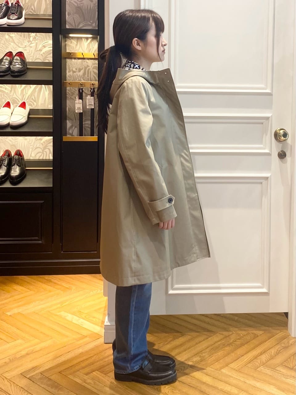 c.wさんの「DRESSTERIOR｜【ウォッシャブル】テーパードコンフォートデニム」を使ったコーディネート