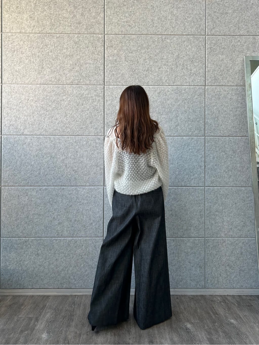 ishikawaさんの「CODE A｜2way sheer mohair pullover」を使ったコーディネート
