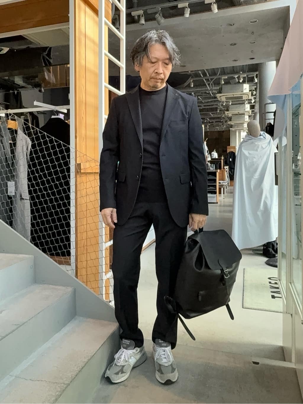 デザイナーTAKEman さんの「TAKEO KIKUCHI｜【360&deg;ストレッチ／セットアップ対応】None Of Stress ジャケット」を使ったコーディネート