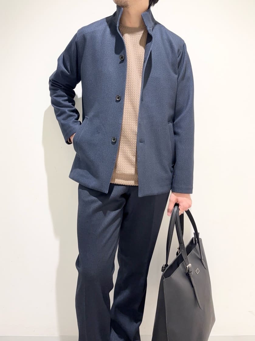 及川さんの「TAKEO KIKUCHI｜【DOWN FABRIC】ダウンファブリック スタンドカラーブルゾン」を使ったコーディネート