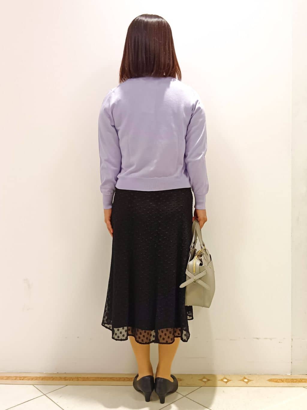 tomoさんの「Reflect｜◆【WEB限定カラーあり／アンサンブル可】比翼仕立てニットカーディガン」を使ったコーディネート