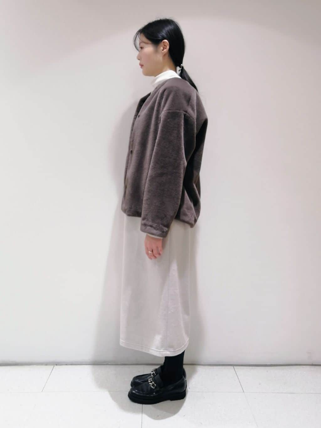 ayanoさんの「INDIVI｜◆ランダム淡水パール2連ネックレス」を使ったコーディネート