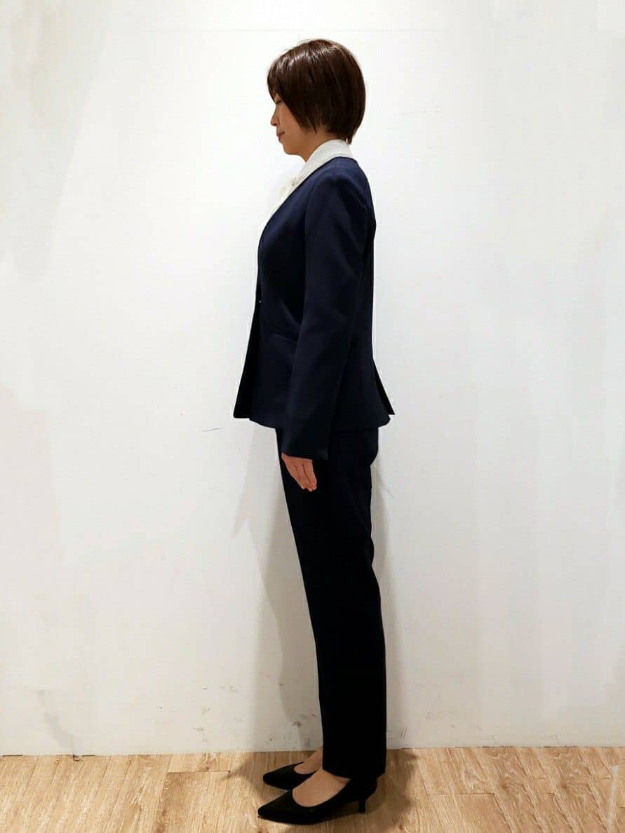 SHIMAKOさんの「OPAQUE.CLIP｜◆《通勤対応》ボウタイブラウス【洗濯機洗い可】」を使ったコーディネート