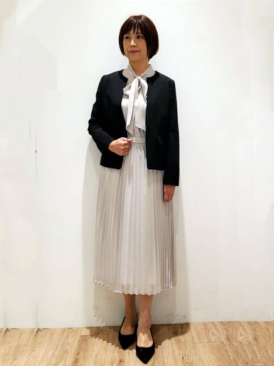 SHIMAKOさんの「OPAQUE.CLIP｜◆【抗菌防臭加工／低反発クッション】名品　ポインテッドトゥパンプス」を使ったコーディネート