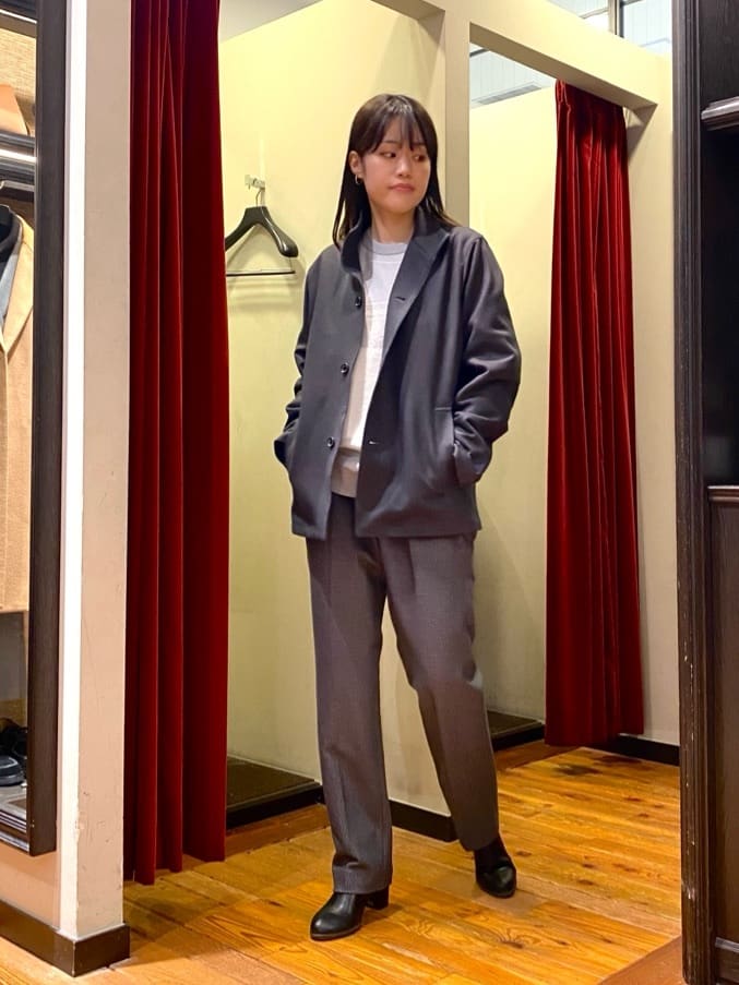 かわぴーさんの「TAKEO KIKUCHI｜【DOWN FABRIC】ダウンファブリック スタンドカラーブルゾン」を使ったコーディネート