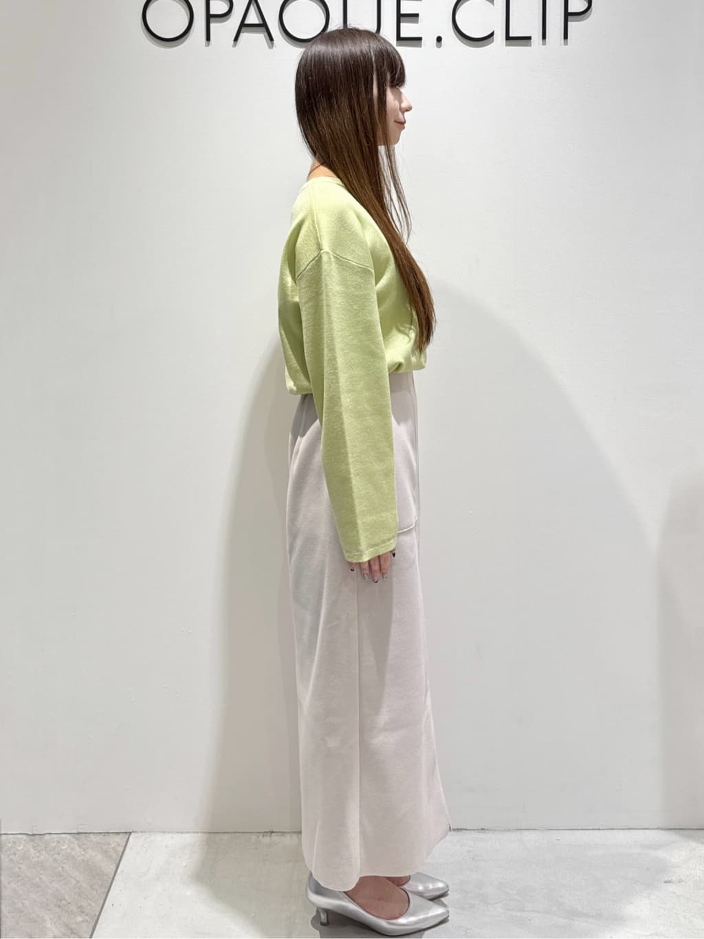 mikaさんの「OPAQUE.CLIP｜◆【軽量／長さ調整可能】スクエアミニショルダーバッグ」を使ったコーディネート
