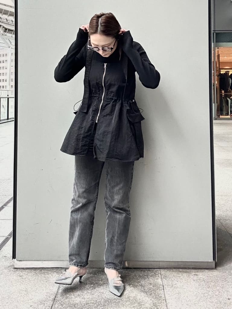 machikoさんの「ESPERANZA｜バックストラップミドルヒールパンプス」を使ったコーディネート
