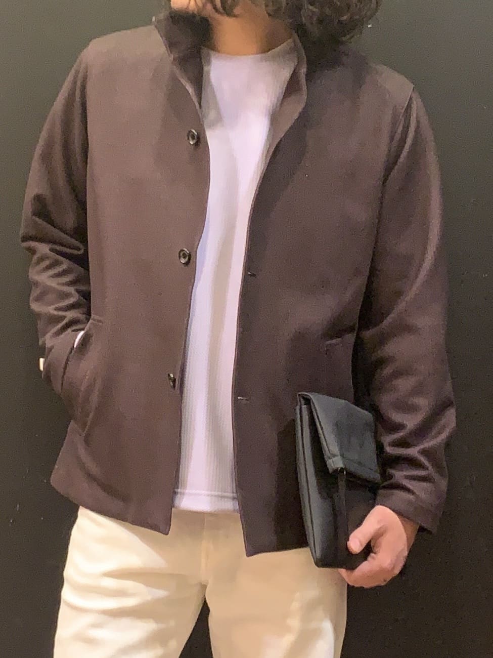 木村剛さんの「TAKEO KIKUCHI｜【DOWN FABRIC】ダウンファブリック スタンドカラーブルゾン」を使ったコーディネート