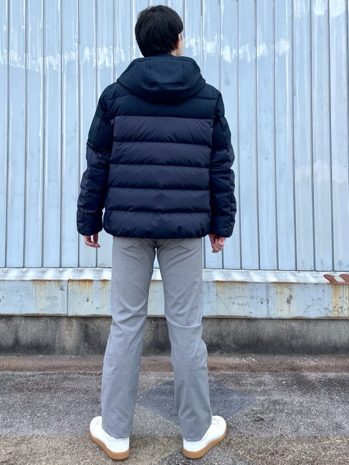 イッシーさんの「TAKEO KIKUCHI｜【Made in JAPAN】播州織 ストレッチ パンツ」を使ったコーディネート