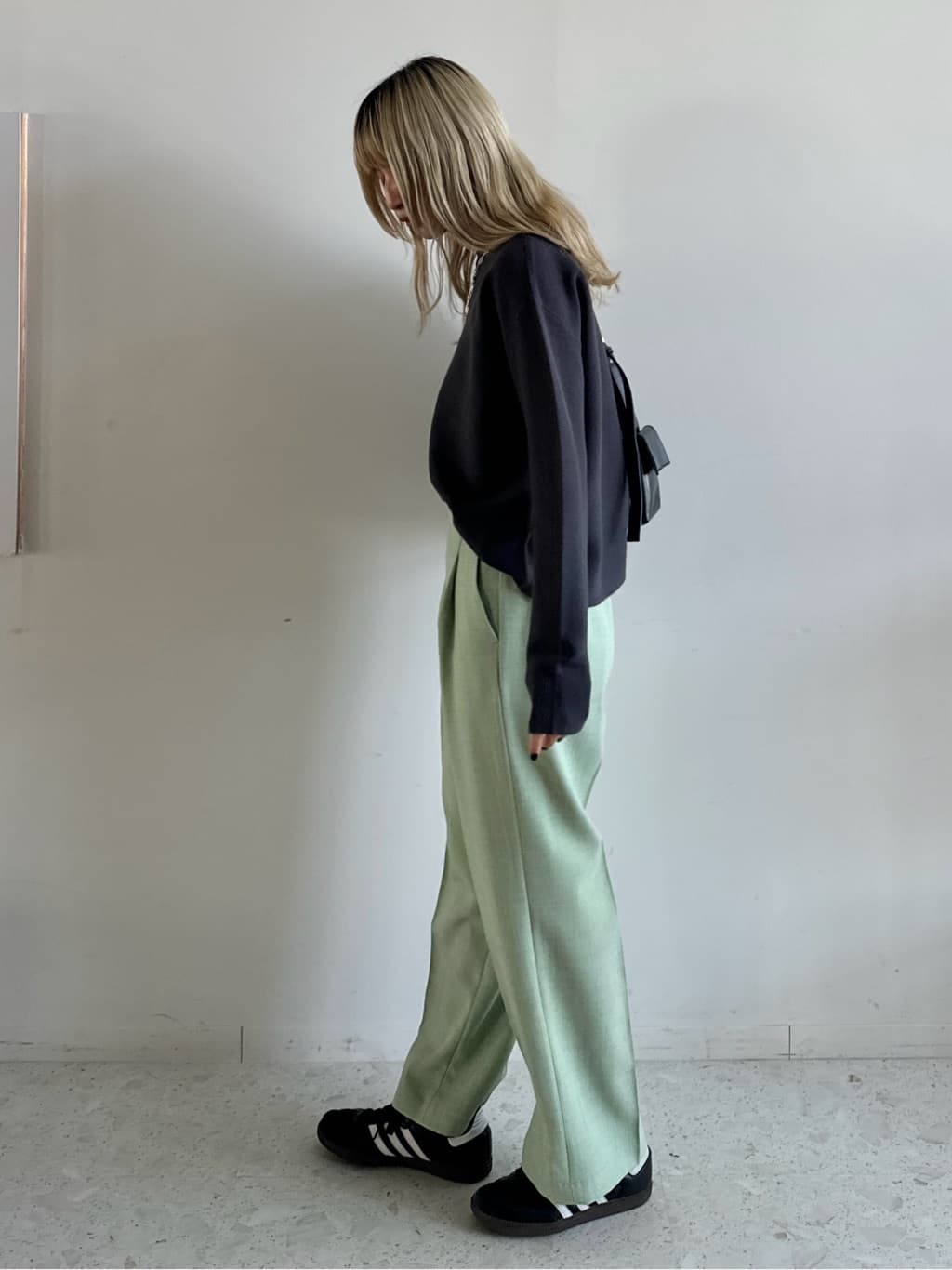 omaさんの「THE SHOP TK｜◆【毛玉になりにくい/蓄熱性】春色_美人ガーターニット/洗える/体形カバー」を使ったコーディネート