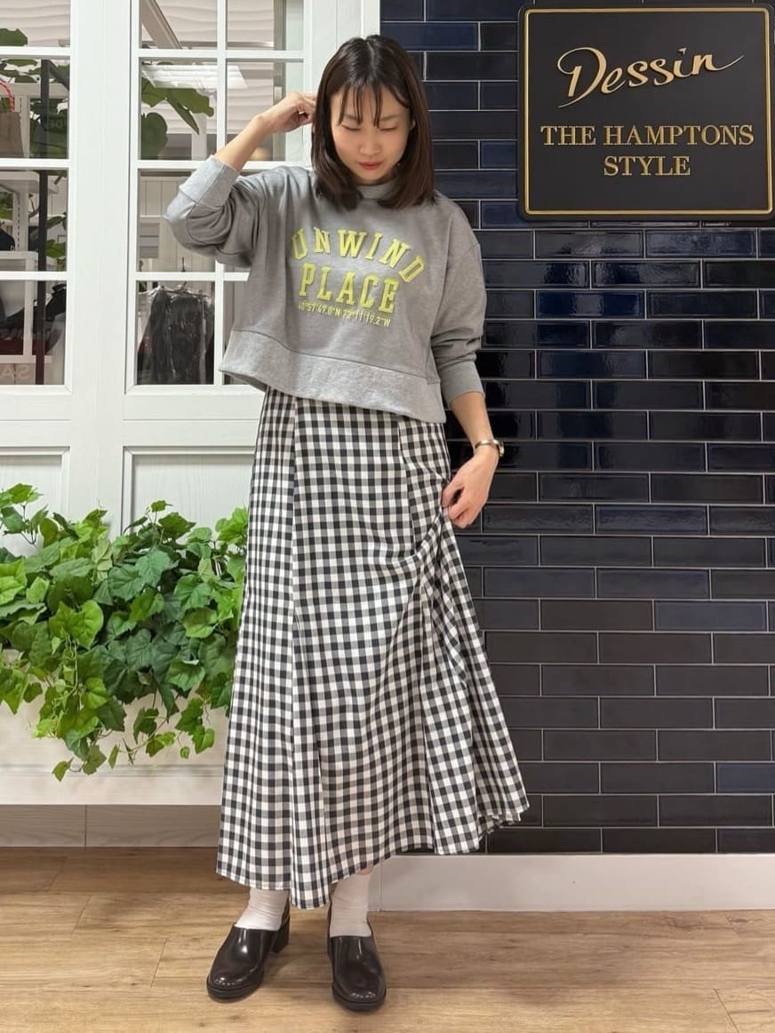 Junさんの「Dessin｜◆【洗える】チュールレイヤードスウェット（S～L）」を使ったコーディネート