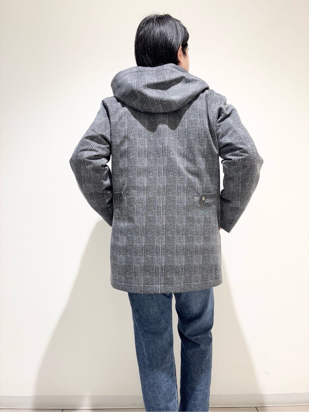 及川さんの「TAKEO KIKUCHI｜【3WAY】ジャカード グレンチェック ダウンライナー ブルゾン」を使ったコーディネート