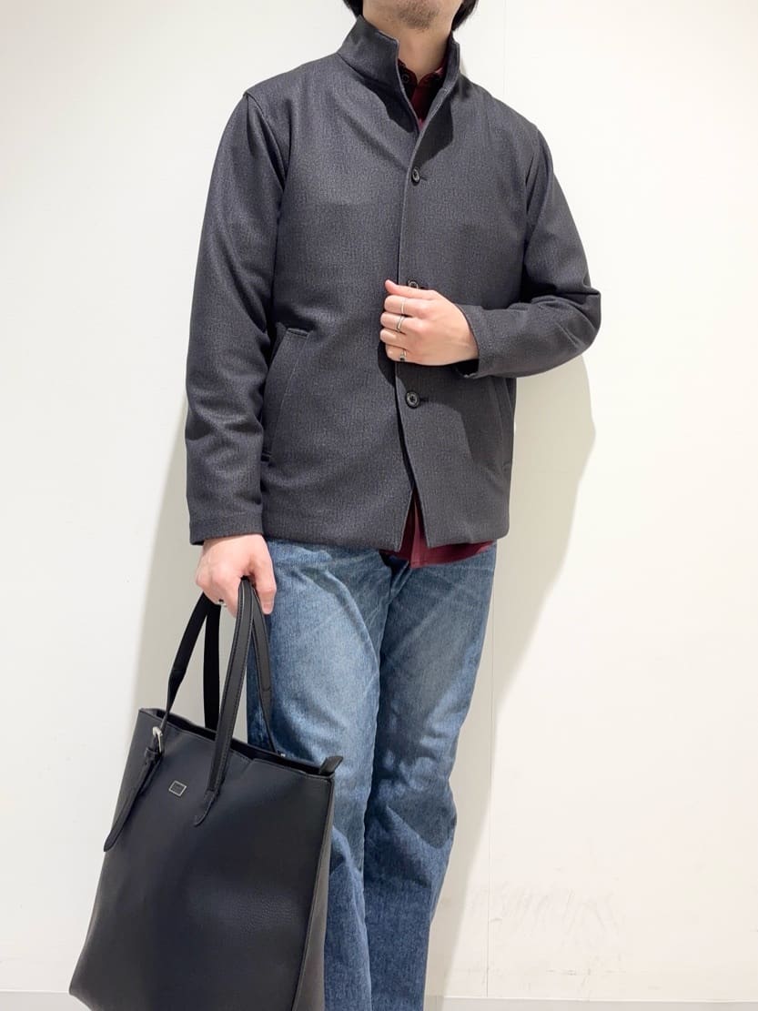 及川さんの「TAKEO KIKUCHI｜【DOWN FABRIC】ダウンファブリック スタンドカラーブルゾン」を使ったコーディネート