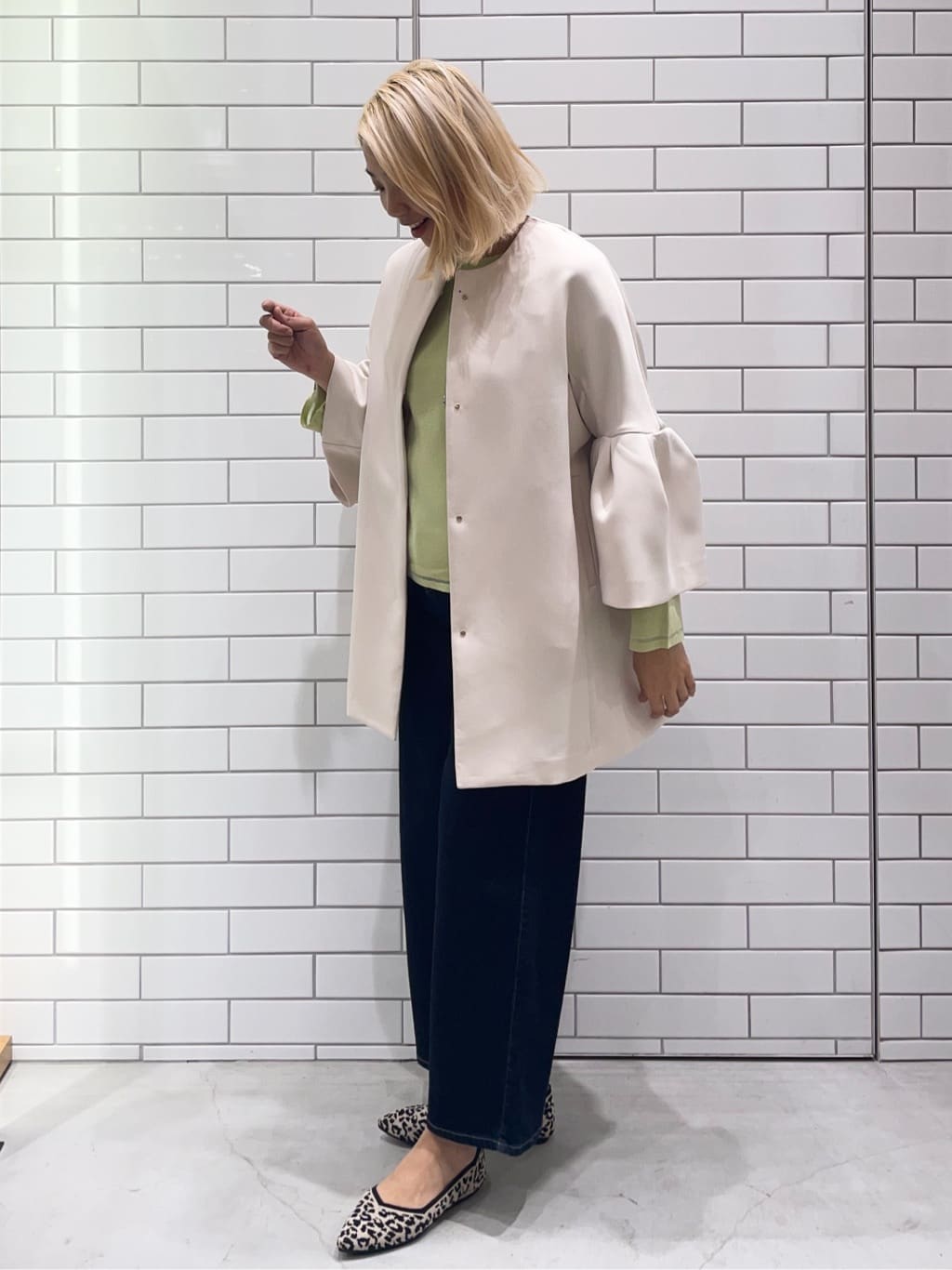 いとうちゃんさんの「OPAQUE.CLIP｜◆フレアスリーブミドルコート【洗える】」を使ったコーディネート