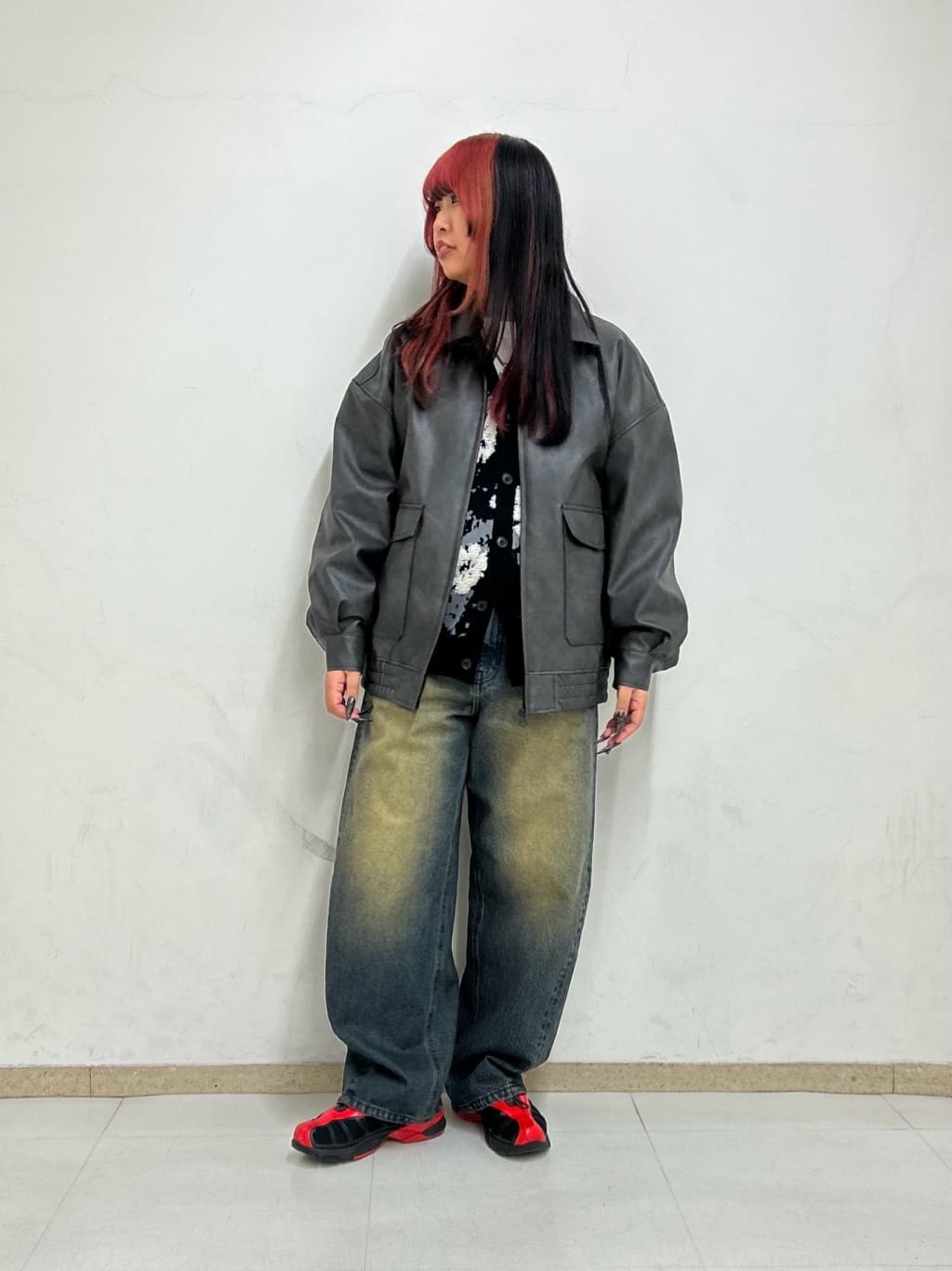 MANAさんの「tk.TAKEO KIKUCHI｜◆フラワージャカードカーディガン」を使ったコーディネート