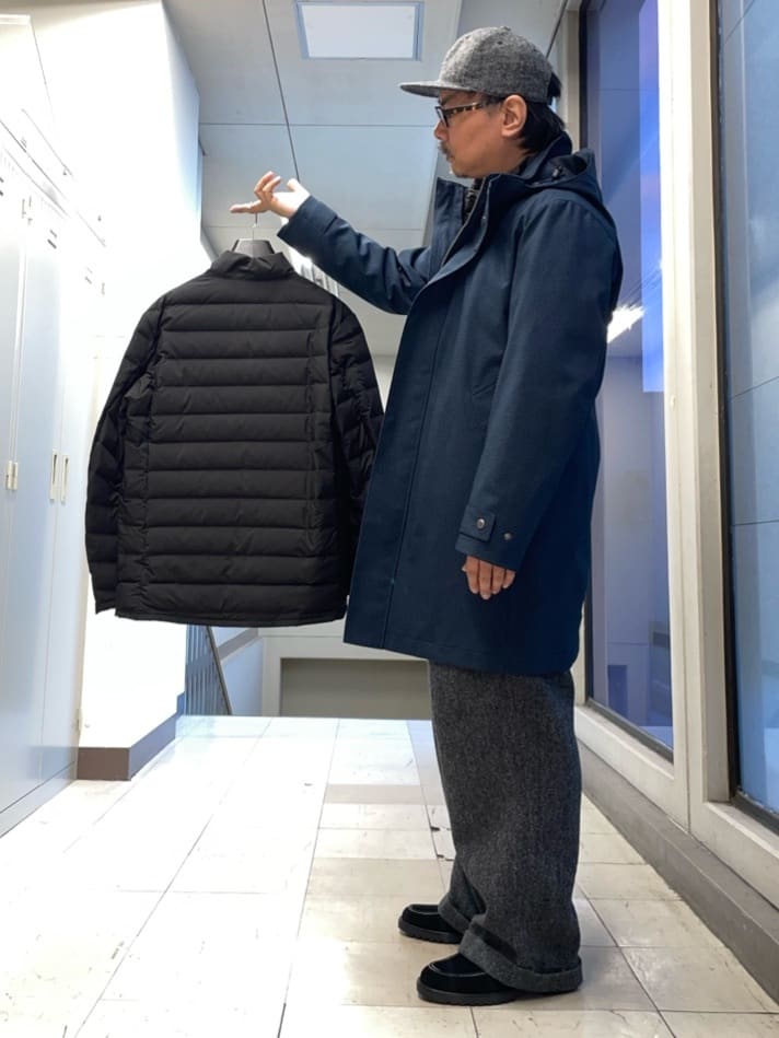 MAKOTO AIさんの「TAKEO KIKUCHI｜【3WAY】ハウンズトゥース ダウンライナー コート」を使ったコーディネート