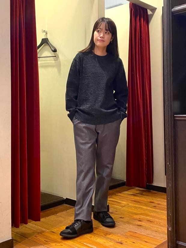 かわぴーさんの「TAKEO KIKUCHI｜【DOWN FABRIC】ダウンファブリック ドレスパンツ / セットアップ対応」を使ったコーディネート