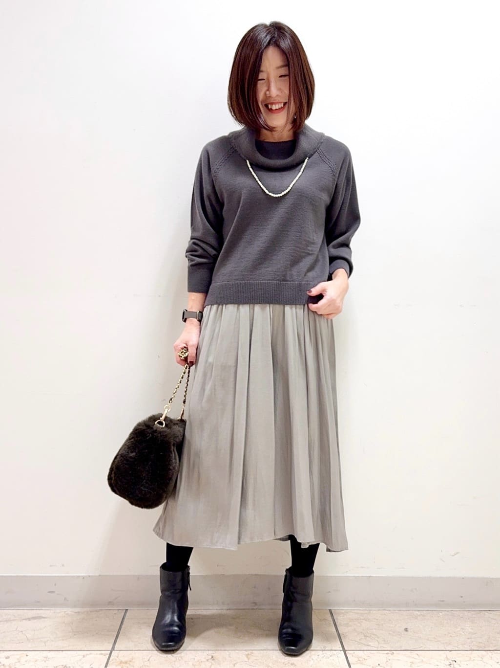 kaeさんの「Reflect｜◆【手洗い可／ウエスト総ゴム】シャンブレースカーチョパンツ」を使ったコーディネート