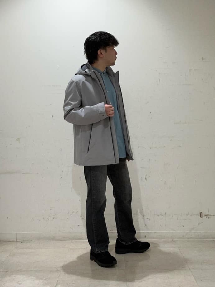 コウノ モトヤさんの「TAKEO KIKUCHI｜【モンスターストレッチ】日本製 ウォッシュド デニムパンツ」を使ったコーディネート