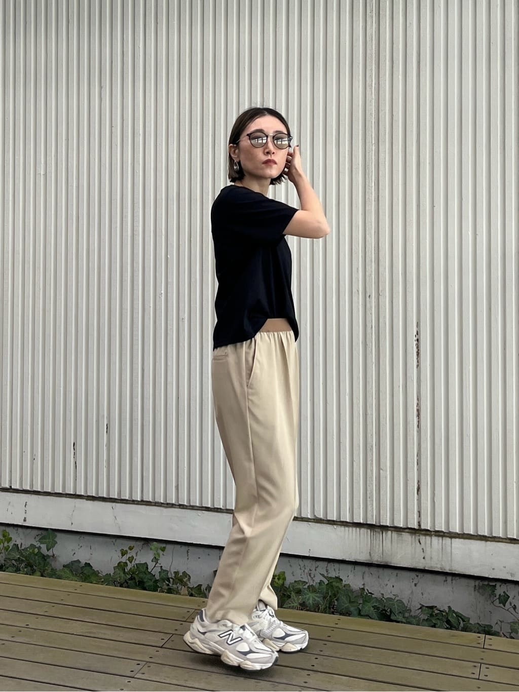 kotakiさんの「INDIVI｜【接触冷感／セットアップ対応】イージーテーパードパンツ【通勤・セレモニー】」を使ったコーディネート