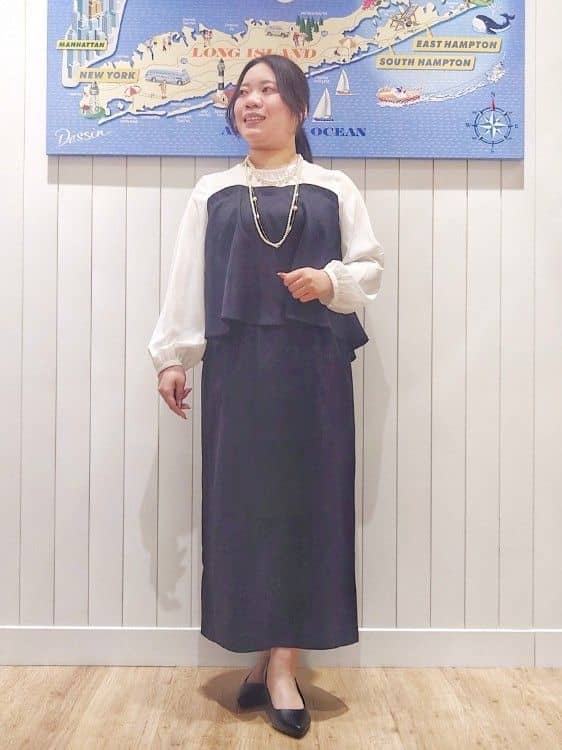 Haraさんの「Dessin｜◆【入卒/セレモニー/洗える】セットアップ風ワンピース」を使ったコーディネート