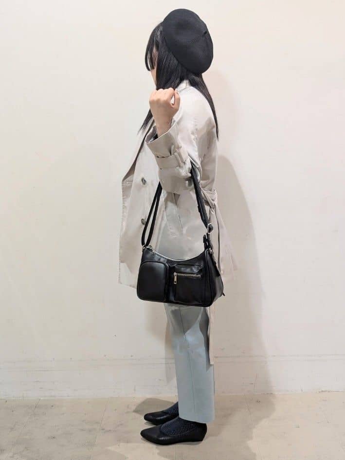 たぼく。さんの「SHOO･LA･RUE｜◆【高レビュー/洗える/美脚シルエット】ソフトスティックパンツ」を使ったコーディネート