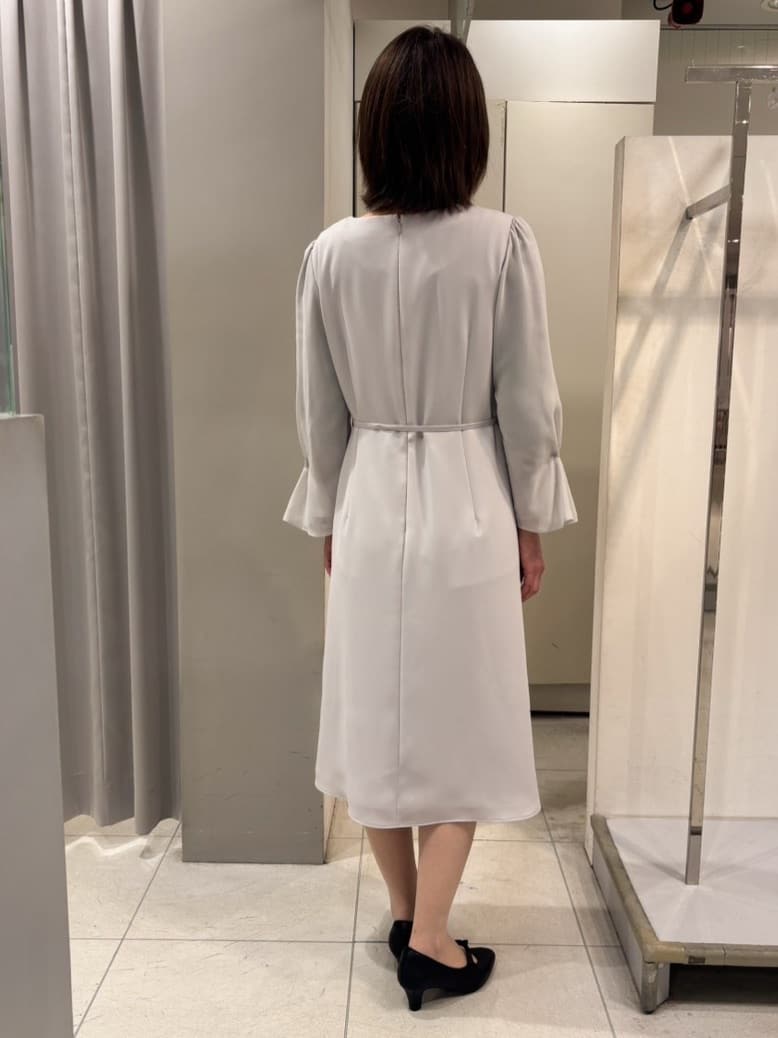 たみちゃんさんの「Reflect｜◆【夏SALE／フォーマル/洗える】スリーブデザインジョーゼットワンピース」を使ったコーディネート