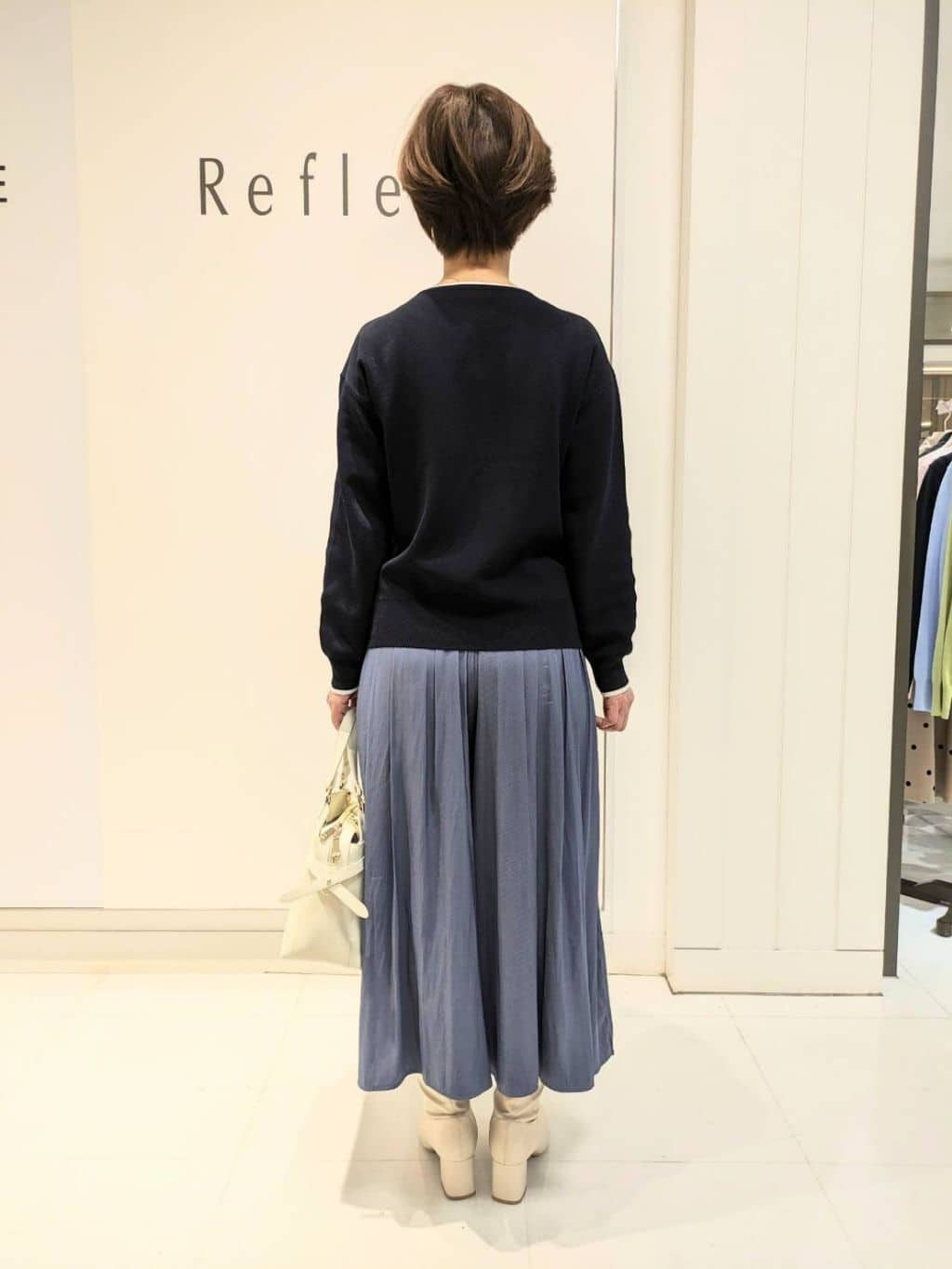 mamiさんの「Reflect｜◆【WEB限定カラーあり／セットアップ可】ダブルジャカードニット」を使ったコーディネート
