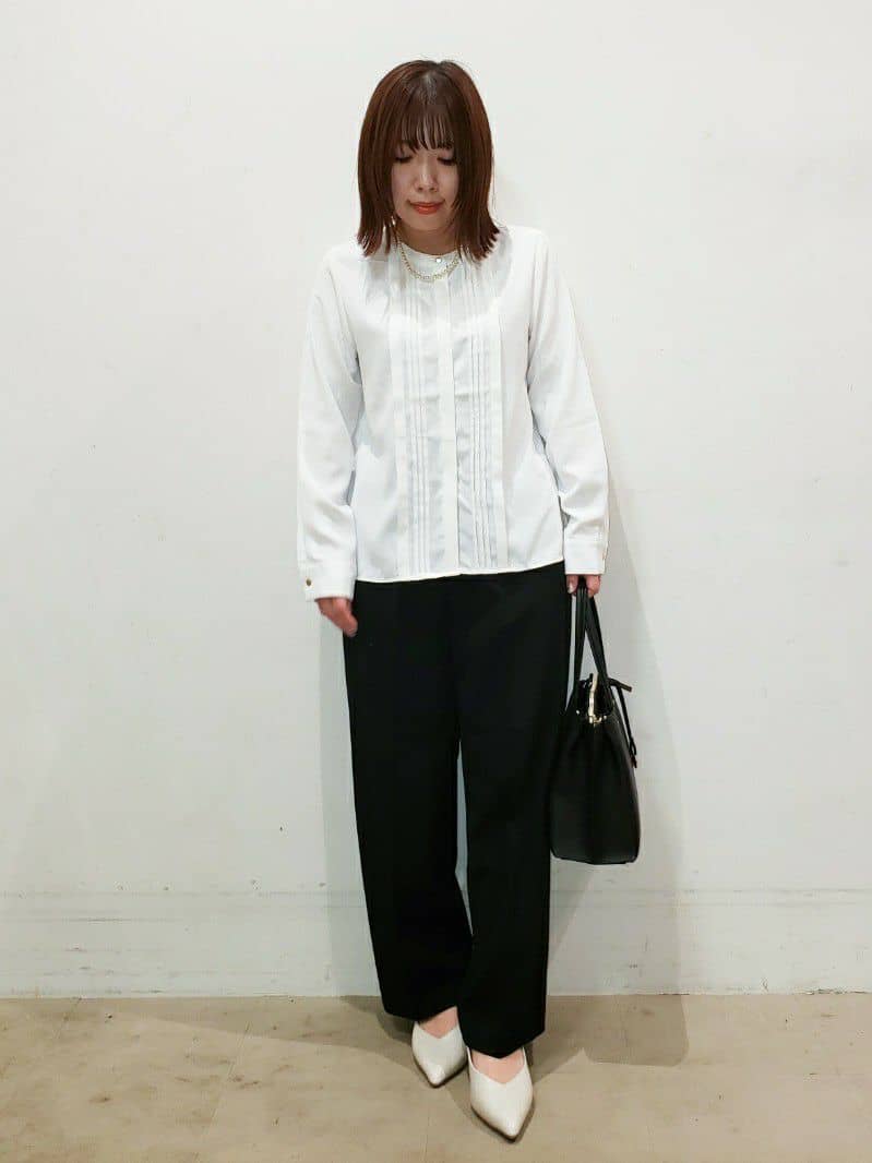 TSUCHIYAさんの「SHOO･LA･RUE｜◆【S-3L】セレモニーからデイリーにも 軽くて柔らかくて着心地の良い カットツイードジャケット」を使ったコーディネート