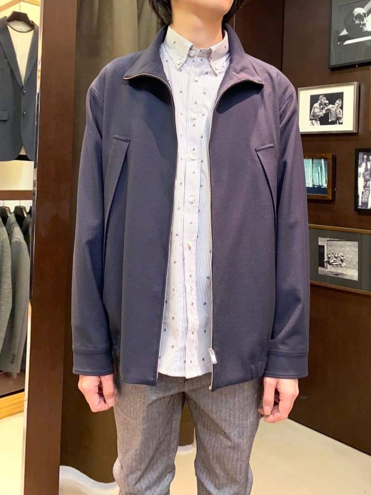 コバヤシさんの「TAKEO KIKUCHI｜【Made in JAPAN】播州織 ヘリンボン ストレート パンツ」を使ったコーディネート