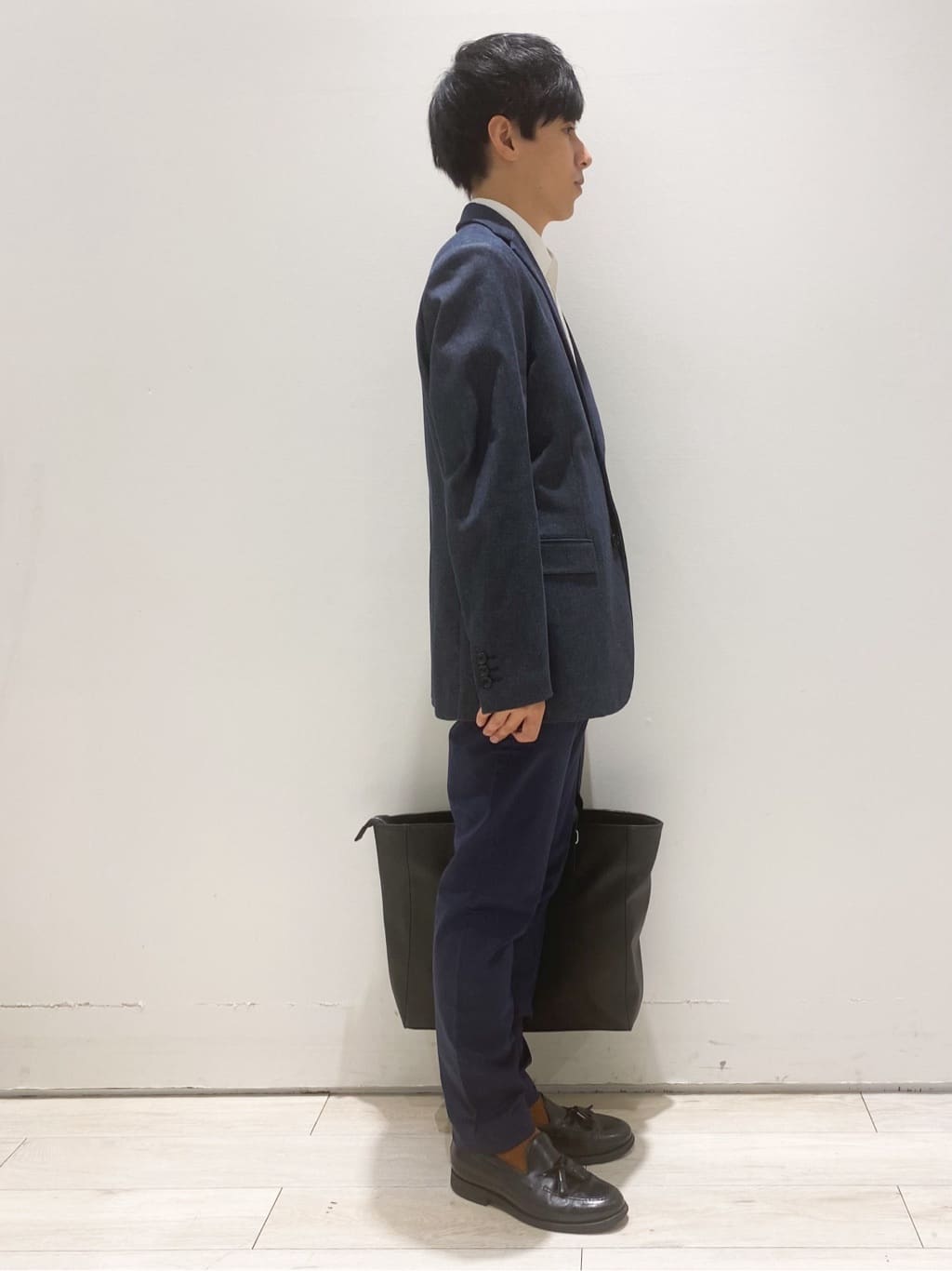 Ichiさんの「THE SHOP TK｜【ご好評につき再入荷！！】合皮トートバッグ イヤホンケース付き/A$収納可/PCスリーブ付き/ビジネ」を使ったコーディネート