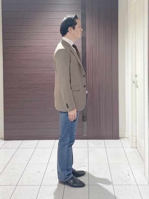 ToyoPさんの「TAKEO KIKUCHI｜【360&deg;ストレッチ／セットアップ対応】None Of Stress ジャケット」を使ったコーディネート