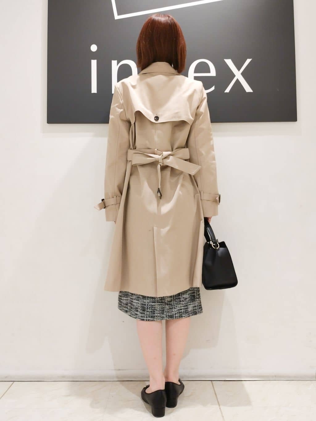 n.さんの「index｜◆《XS-3Lsize》通勤・セレモニー対応／トレンチコート【洗濯機洗い可／撥水／親水性防汚】」を使ったコーディネート