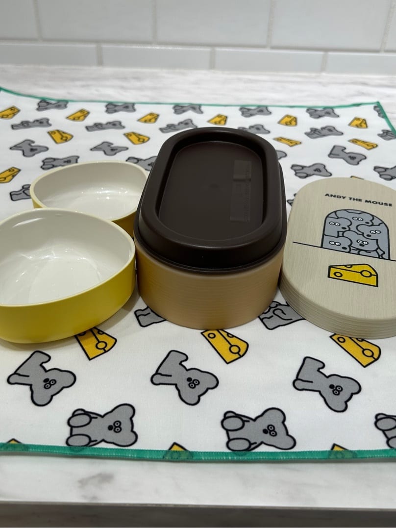 たかともさんの「212 KITCHEN STORE｜ナイロン保冷ランチバッグ BE ＜ANDY THE MOUSE＞」を使ったコーディネート