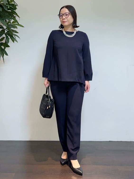 Asamiさんの「UNTITLED｜【追加6/日本製】2連フェイクパールネックレス」を使ったコーディネート