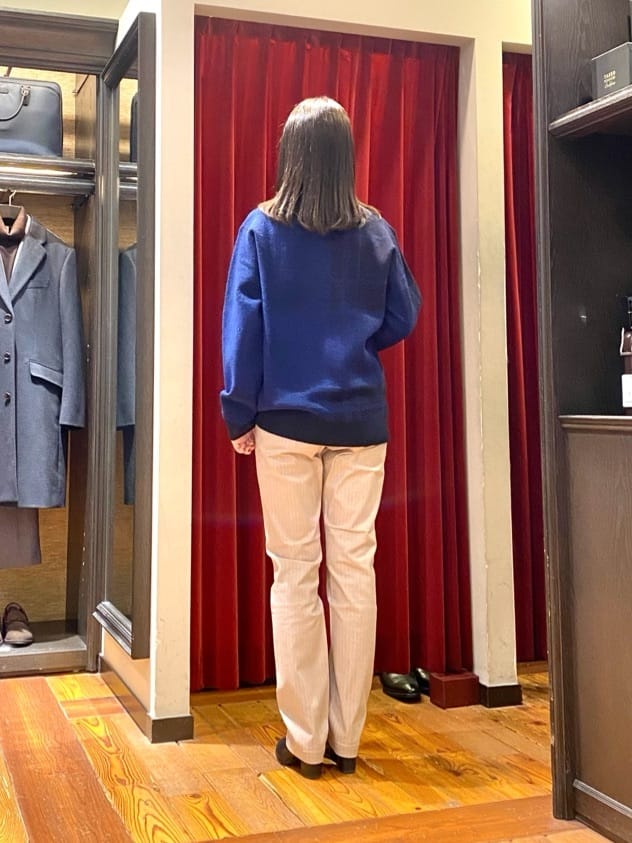 かわぴーさんの「TAKEO KIKUCHI｜【Made in JAPAN】播州織 ヘリンボン ストレート パンツ」を使ったコーディネート