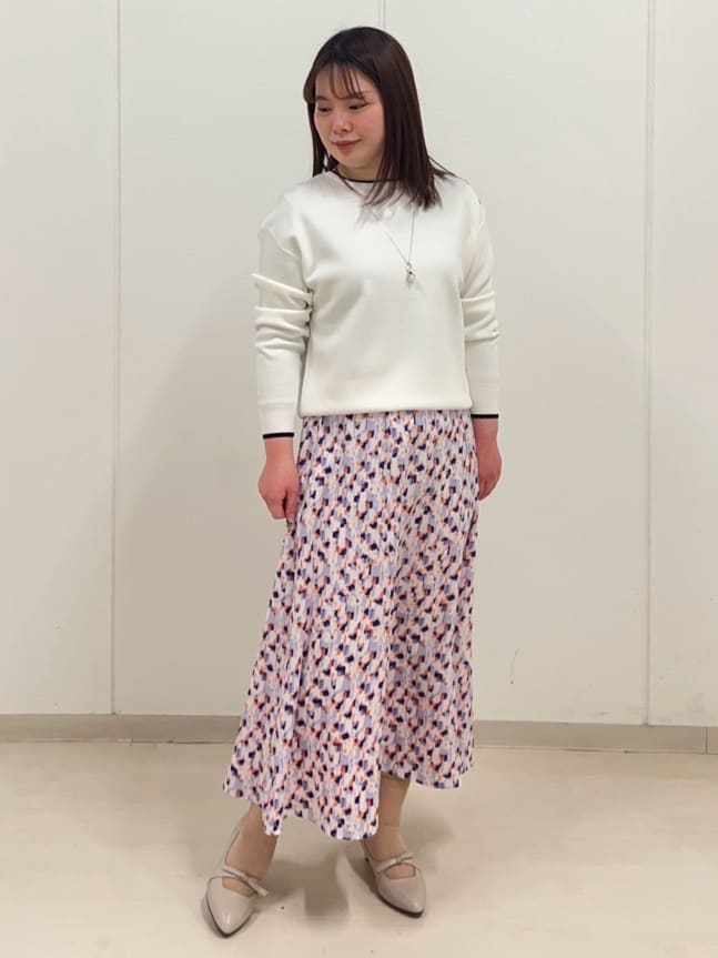 ゆうさんの「Reflect｜◆【WEB限定カラーあり／セットアップ可】ダブルジャカードニット」を使ったコーディネート