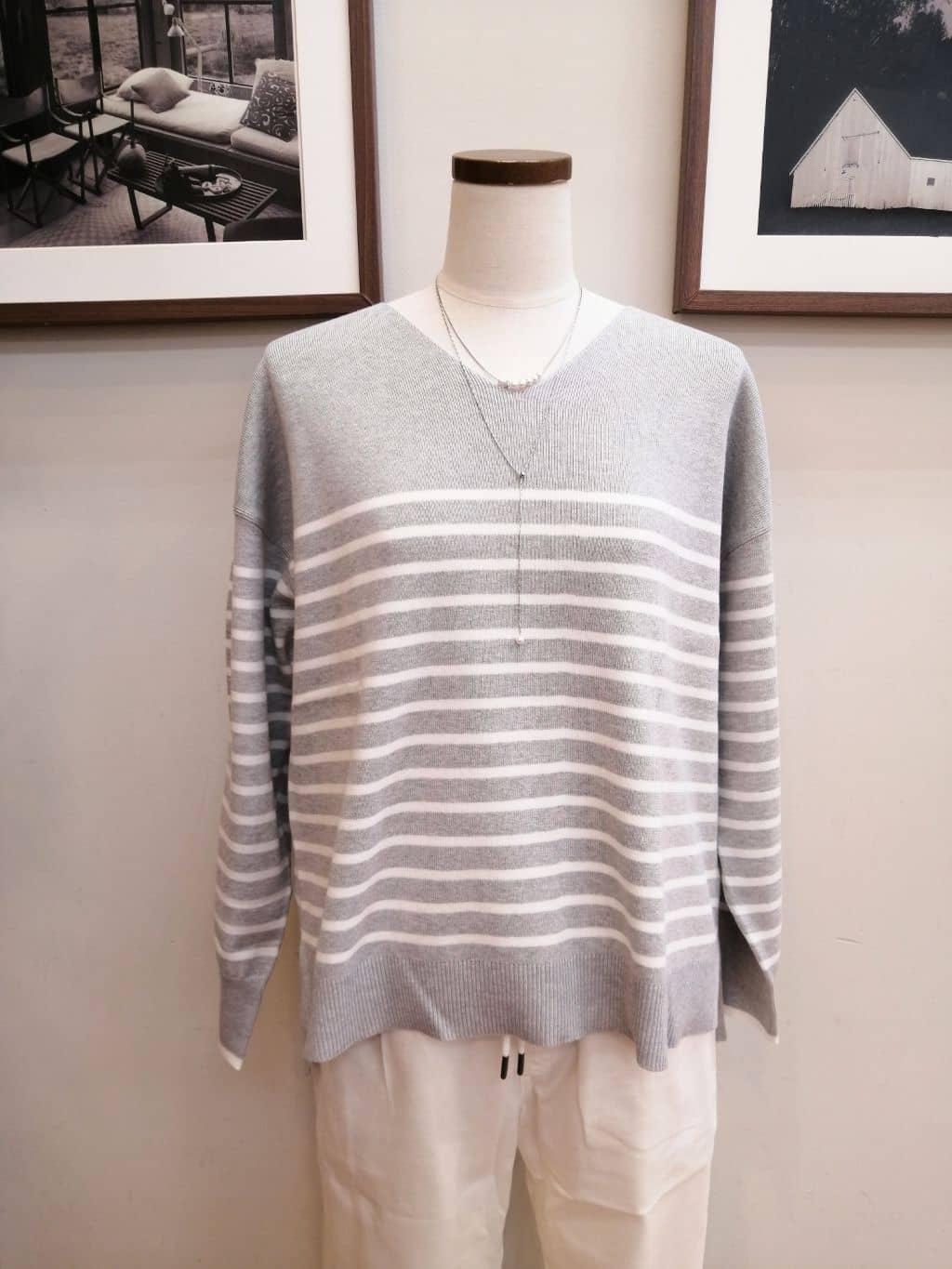 maiさんの「SHOO･LA･RUE｜◆【洗える/SS-3L/美脚シルエット】アクティブ派のデニム イージーテーパードパンツ」を使ったコーディネート