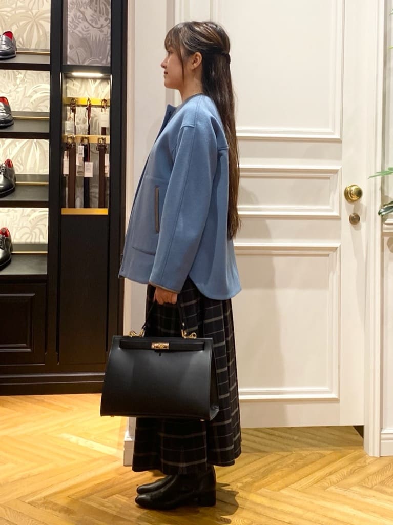 c.wさんの「DRESSTERIOR｜◆ストレッチフルニードルプルオーバーニット」を使ったコーディネート