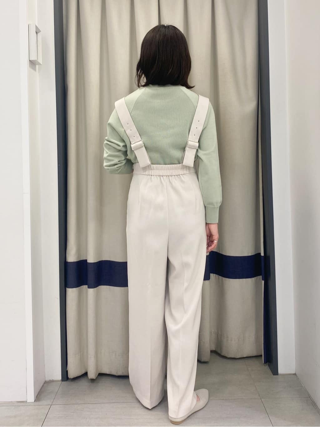 eguchiさんの「grove｜◆ハイウエストサロペット」を使ったコーディネート