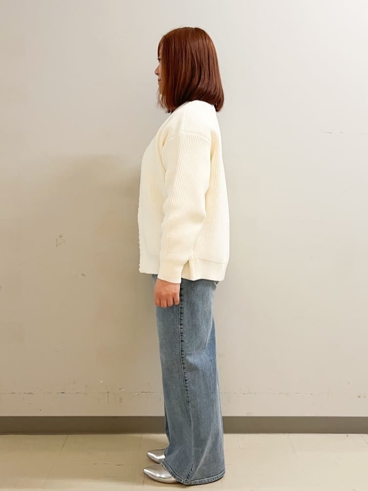 なかさんの「OPAQUE.CLIP｜ワイドストラップリブキャミソール【ストレッチ／洗濯機洗い可】」を使ったコーディネート