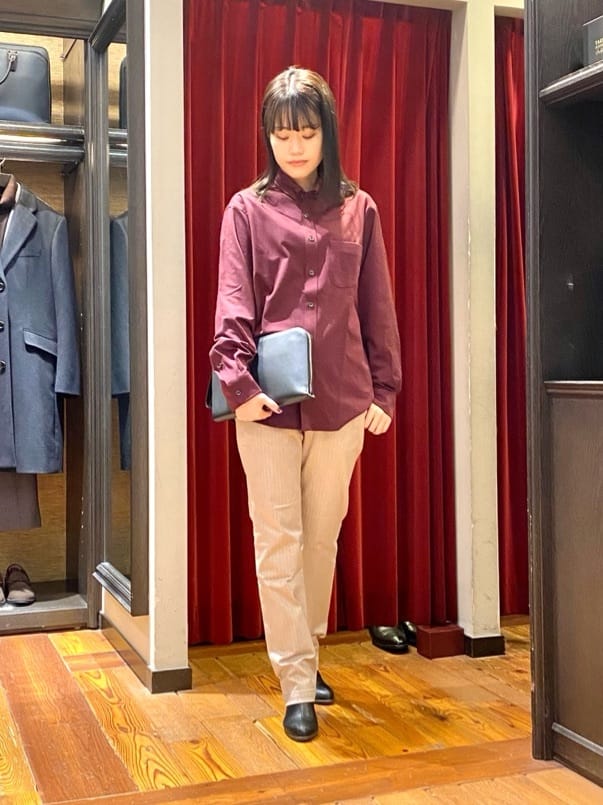 かわぴーさんの「TAKEO KIKUCHI｜【Made in JAPAN】播州織 ヘリンボン ストレート パンツ」を使ったコーディネート