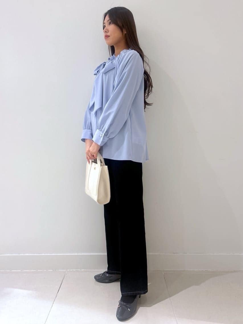 kahoさんの「index｜《丈が選べる》ストレートデニムパンツ【洗濯機洗い可】」を使ったコーディネート