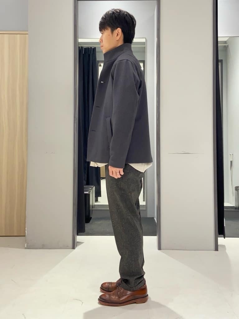 わいずみさんの「TAKEO KIKUCHI｜【DOWN FABRIC】ダウンファブリック スタンドカラーブルゾン」を使ったコーディネート