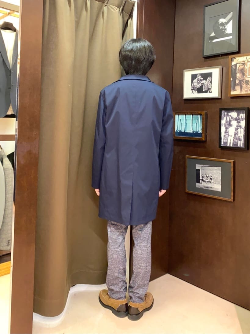 コバヤシさんの「TAKEO KIKUCHI｜【ONOFF対応】TRダブルニット ストレッチパンツ」を使ったコーディネート