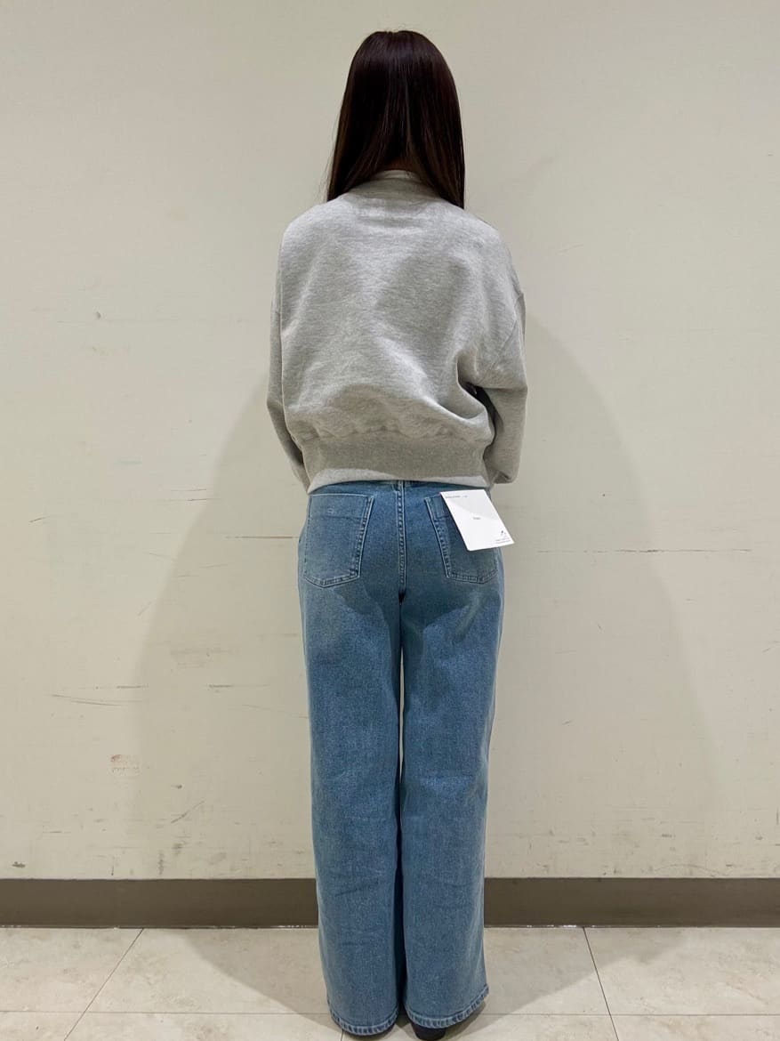 ななさんの「OPAQUE.CLIP｜◆刺繍ロゴスウェット【洗濯機洗い可】」を使ったコーディネート