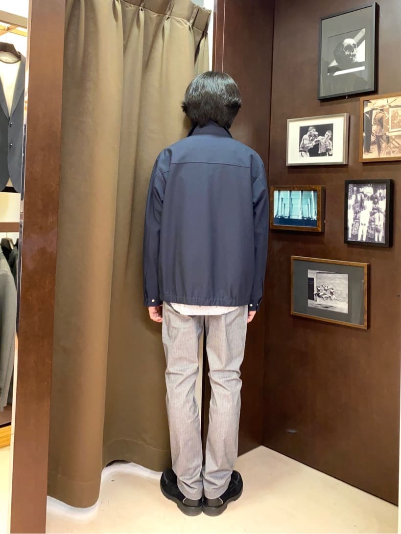 コバヤシさんの「TAKEO KIKUCHI｜【Made in JAPAN】播州織 ヘリンボン ストレート パンツ」を使ったコーディネート